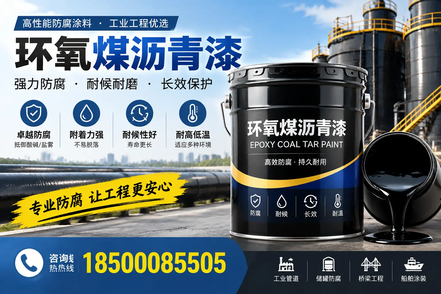 环氧煤沥青漆的施工方法与注意事项，确保在甘南顺利完成